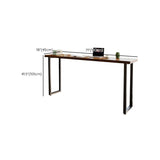 工業用屋内バーダイニングテーブル長方形のソリッドウッドバーテー​​ブル