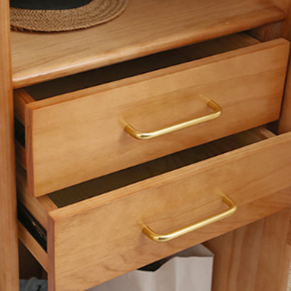 Freestanding Natural Solid Wood Wardrobe Modern Multifunctional Wardrobe Clearhalo 'Armoires & Wardrobes' 'armoires_wardrobes' 'Bedroom Furniture' 'furn' 'furn_armoires_wardrobes' 'Furniture' 7178784