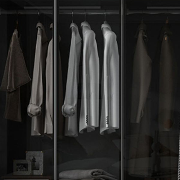 Guardaroba a cornice in legno moderno armadio armadio armadio con 3 cassetti