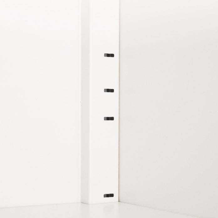 Modern Metal Wardrobe Armoire Freestanding Wardrobe in White Clearhalo 'Armoires & Wardrobes' 'armoires_wardrobes' 'Bedroom Furniture' 'furn' 'furn_armoires_wardrobes' 'Furniture' 7178871