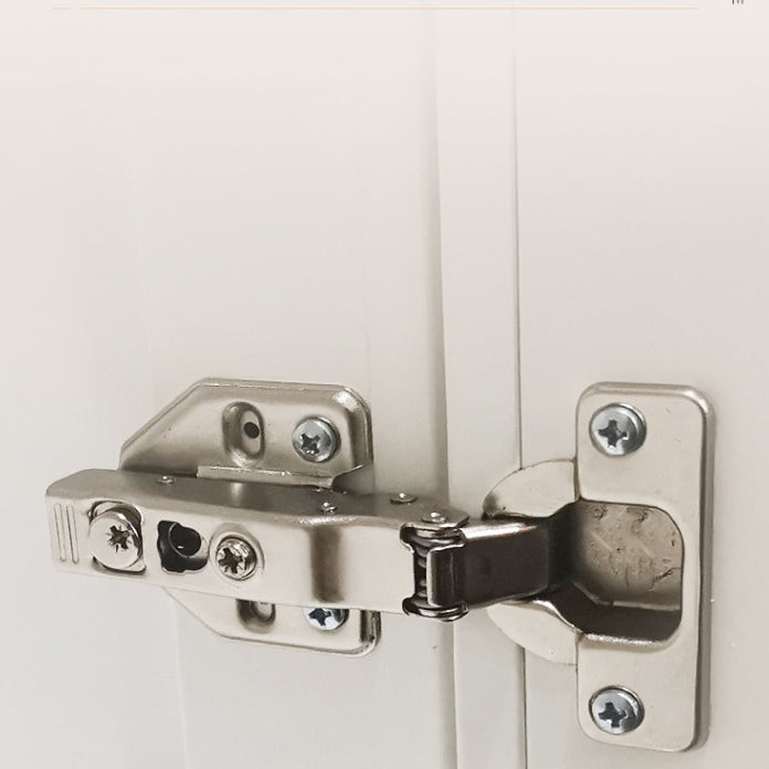 Modern Metal Wardrobe Armoire Freestanding Wardrobe in White Clearhalo 'Armoires & Wardrobes' 'armoires_wardrobes' 'Bedroom Furniture' 'furn' 'furn_armoires_wardrobes' 'Furniture' 7178872