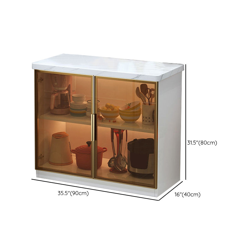 Gabinetto del server buffet contemporaneo con server da pranzo cucina di archiviazione