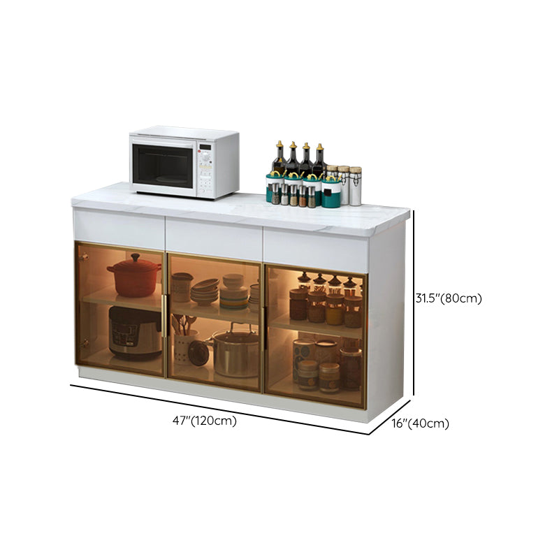 Gabinetto del server buffet contemporaneo con server da pranzo cucina di archiviazione