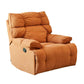 Swivel Rocker Manual Standard Recliner Solid Color Microrode Recliner stoel