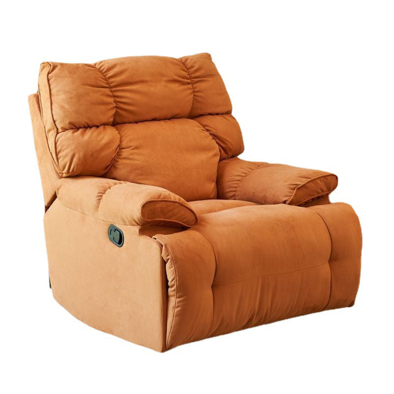 Swivel Rocker Manual Standard Recliner Solid Color Microrode Recliner stoel