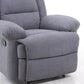 Swivel Rocker Standard Recliner Solid Color Manual Recliner Chair Clearhalo 'Chairs & Seating' 'furn' 'furn_recliners' 'Furniture' 'Living Room Furniture' 'Recliners' 7179321