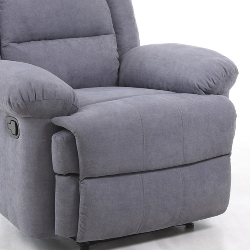 Swivel Rocker Standard Recliner Solid Color Manual Recliner Chair Clearhalo 'Chairs & Seating' 'furn' 'furn_recliners' 'Furniture' 'Living Room Furniture' 'Recliners' 7179321