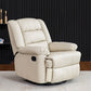 Swivel Rocker Standard Recliner Solid Color Manual Recliner Chair Griege Clearhalo 'Chairs & Seating' 'furn' 'furn_recliners' 'Furniture' 'Living Room Furniture' 'Recliners' 7179332
