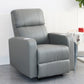 Contemporary Home Theater Recliner Metal Solid Color Indoor Standard Manual-Push Botton Smoky Gray Clearhalo 'Chairs & Seating' 'furn' 'furn_recliners' 'Furniture' 'Living Room Furniture' 'Recliners' 7179350