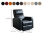 Contemporary Home Theater Recliner Metal Solid Color Indoor Standard Manual-Push Botton Clearhalo 'Chairs & Seating' 'furn' 'furn_recliners' 'Furniture' 'Living Room Furniture' 'Recliners' 7179353