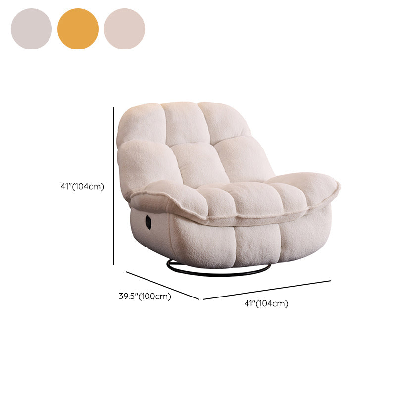 Chaise inclinable rembourrée de couleur de couleur de couleur norme de rocker pivotante