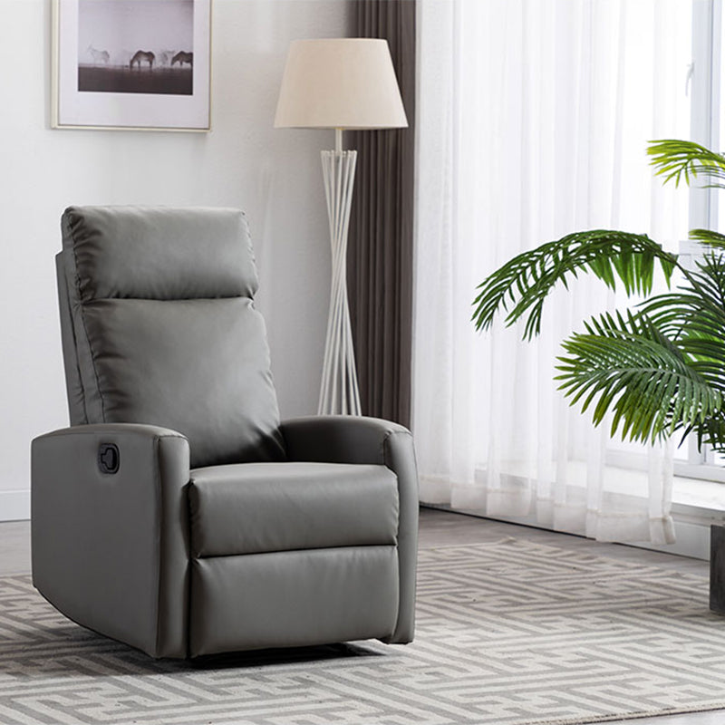 Fauteuil inclinable chaise pivotante manuel de couleur solide en métal manuel push botton