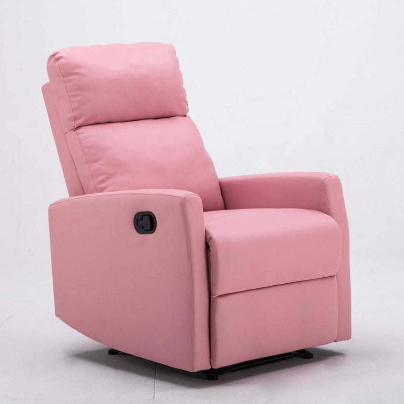 Fauteuil inclinable chaise pivotante manuel de couleur solide en métal manuel push botton