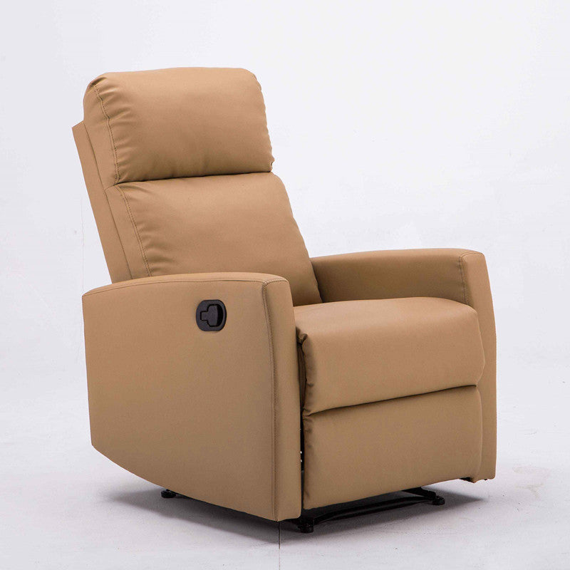 Fauteuil inclinable chaise pivotante manuel de couleur solide en métal manuel push botton