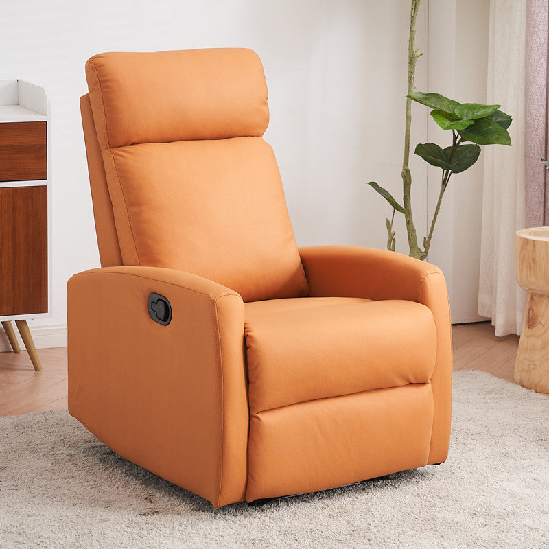 Fauteuil inclinable chaise pivotante manuel de couleur solide en métal manuel push botton