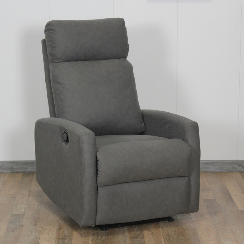 Fauteuil inclinable chaise pivotante manuel de couleur solide en métal manuel push botton