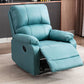 Manial-push terug standaard recliner faux lederen recliner stoel