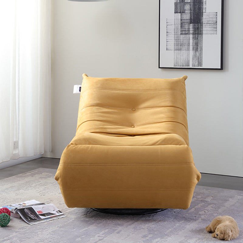 Swivel Rocker Standard Recliner Microsuede Recliner stoel met zijzakken