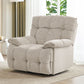 Solid Color Upholstered Standard Recliner Metal Frame Recliner Chair Beige Clearhalo 'Chairs & Seating' 'furn' 'furn_recliners' 'Furniture' 'Living Room Furniture' 'Recliners' 7179553