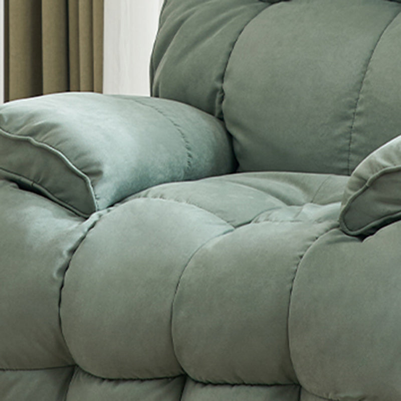 Solid Color Upholstered Standard Recliner Metal Frame Recliner Chair Clearhalo 'Chairs & Seating' 'furn' 'furn_recliners' 'Furniture' 'Living Room Furniture' 'Recliners' 7179558