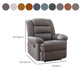 Moderno e contemporaneo home theater recliner rocker solido color interno