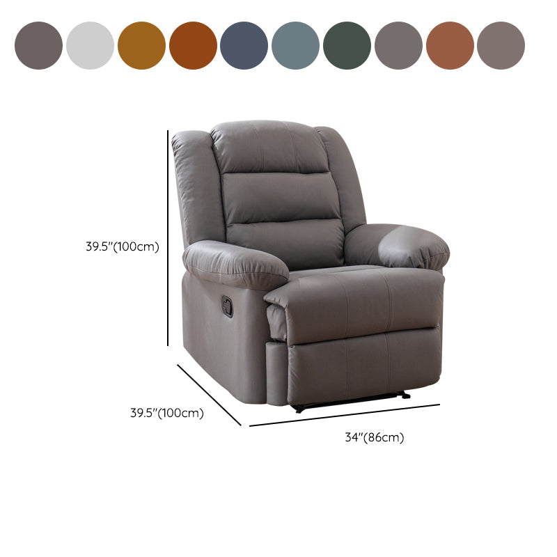Moderno e contemporaneo home theater recliner rocker solido color interno