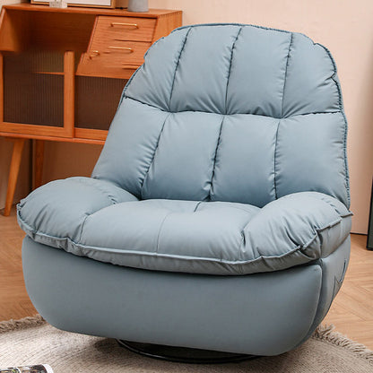 Frame metallico Grower Grower Standard Recliner Solid Color Faux Leather Recliner