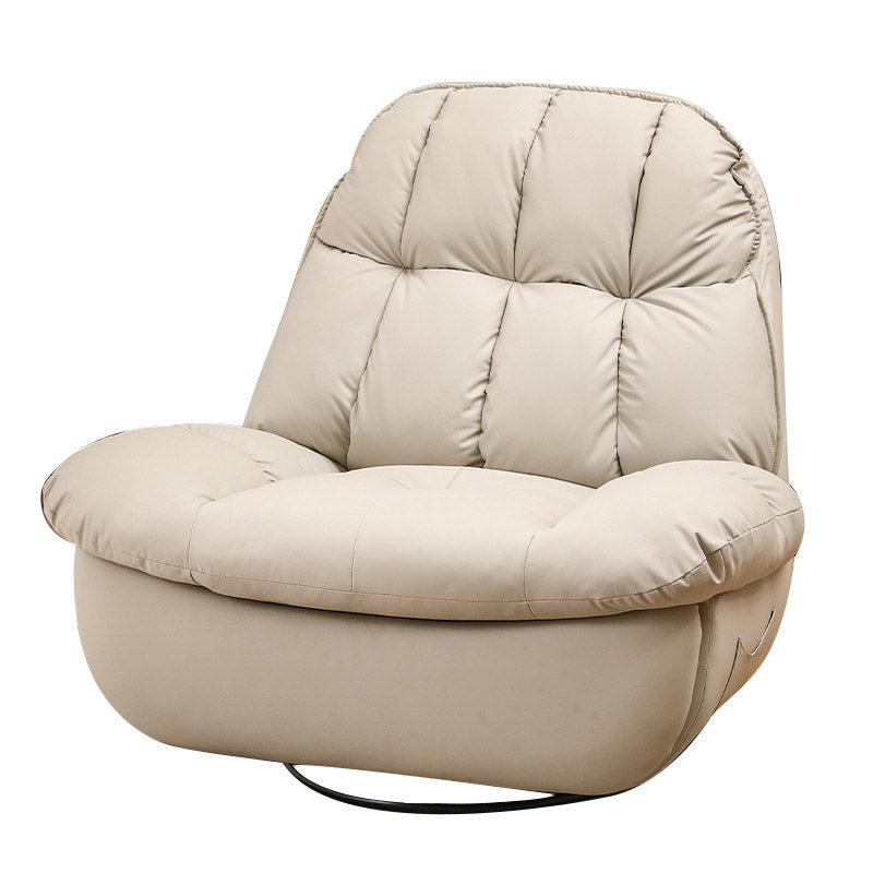 Frame metallico Grower Grower Standard Recliner Solid Color Faux Leather Recliner