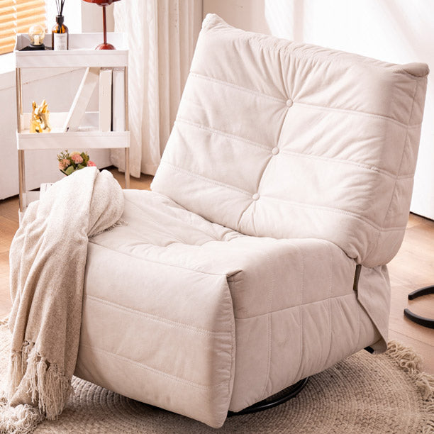 Sedia reclinabile in pelle manuale di reclinabile a pezzi di poltrone.