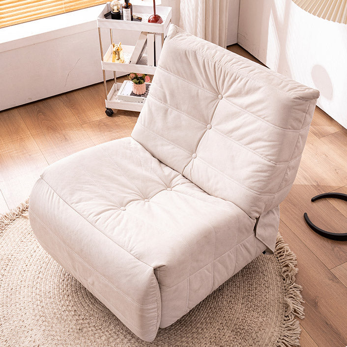 Sedia reclinabile in pelle manuale di reclinabile a pezzi di poltrone.