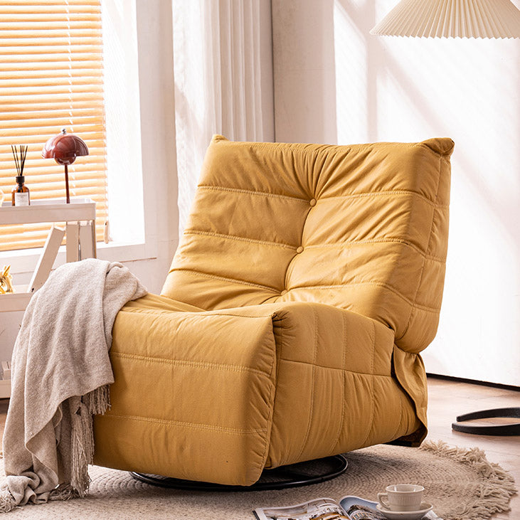 Sedia reclinabile in pelle manuale di reclinabile a pezzi di poltrone.