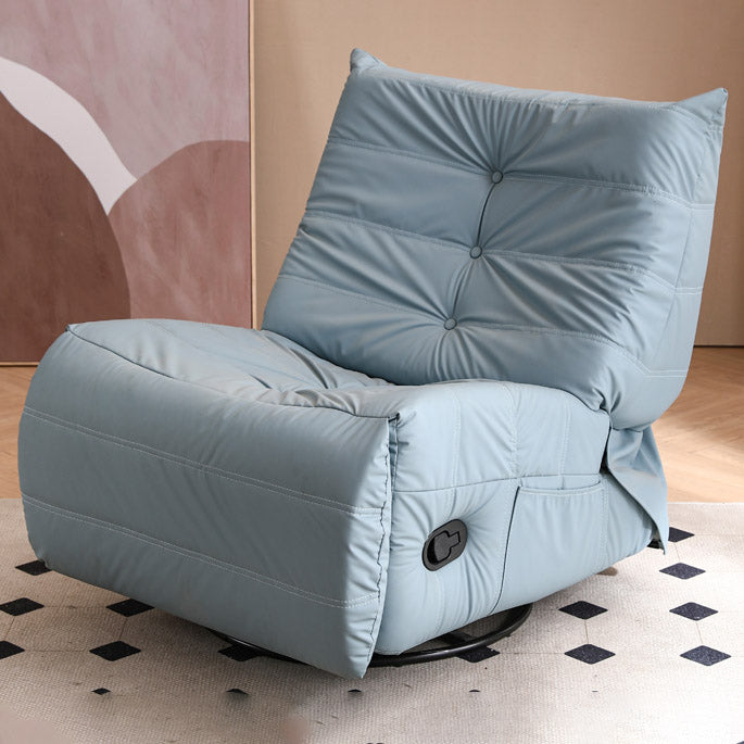 Sedia reclinabile in pelle manuale di reclinabile a pezzi di poltrone.