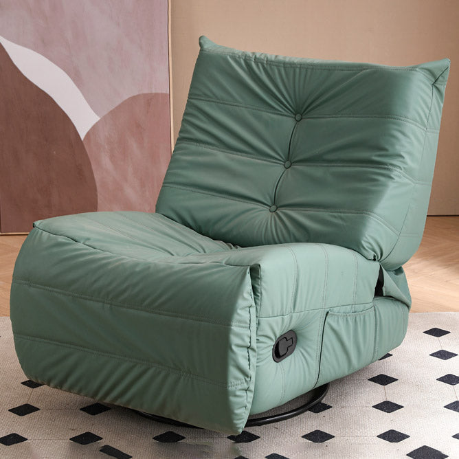 Sedia reclinabile in pelle manuale di reclinabile a pezzi di poltrone.