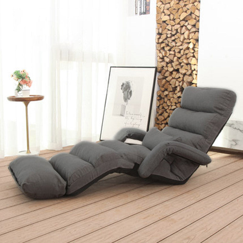 Metalen frame standaard recliner vaste kleur recliner stoel met voetsteun