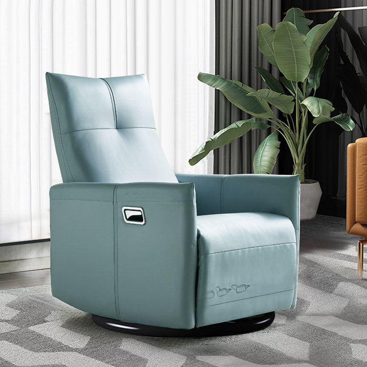 Sedia reclinabile in pelle reclinabile a poltrone