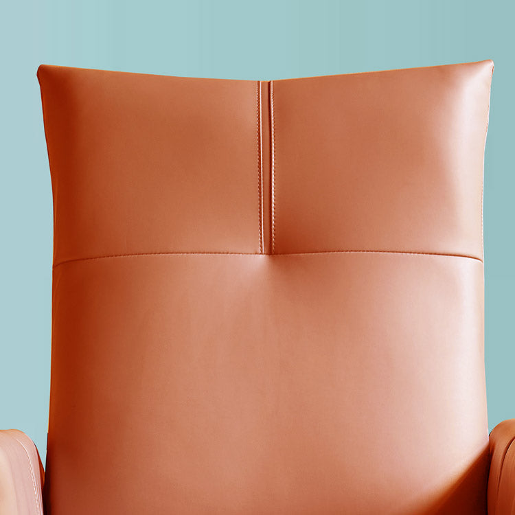 Sedia reclinabile in pelle reclinabile a poltrone