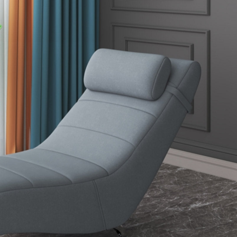 Metal Frame Standard Recliner Scandinavian Solid Color Recliner Chair Clearhalo 'Chairs & Seating' 'furn' 'furn_recliners' 'Furniture' 'Living Room Furniture' 'Recliners' 7179770