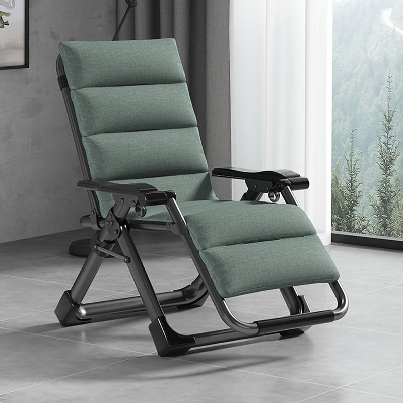 Contemporary Cotton Blend Standard Recliner Foldable Recliner Chair Clearhalo 'Chairs & Seating' 'furn' 'furn_recliners' 'Furniture' 'Living Room Furniture' 'Recliners' 7179802
