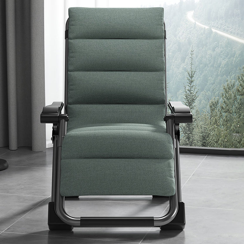 Contemporary Cotton Blend Standard Recliner Foldable Recliner Chair Clearhalo 'Chairs & Seating' 'furn' 'furn_recliners' 'Furniture' 'Living Room Furniture' 'Recliners' 7179808