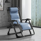 Contemporary Cotton Blend Standard Recliner Foldable Recliner Chair Light Blue-Black Clearhalo 'Chairs & Seating' 'furn' 'furn_recliners' 'Furniture' 'Living Room Furniture' 'Recliners' 7179810