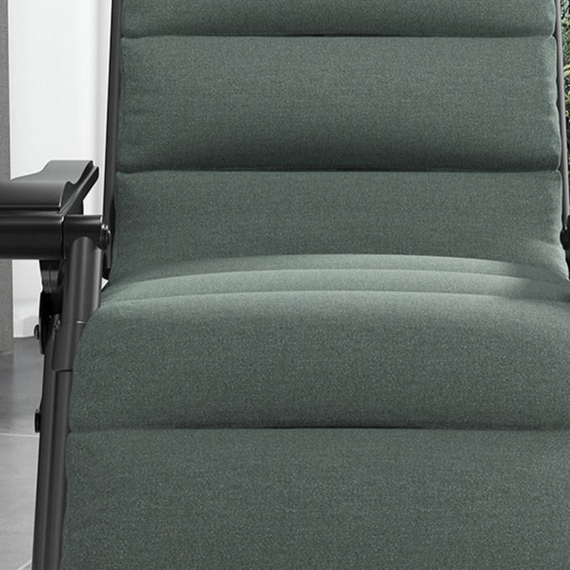 Contemporary Cotton Blend Standard Recliner Foldable Recliner Chair Clearhalo 'Chairs & Seating' 'furn' 'furn_recliners' 'Furniture' 'Living Room Furniture' 'Recliners' 7179815