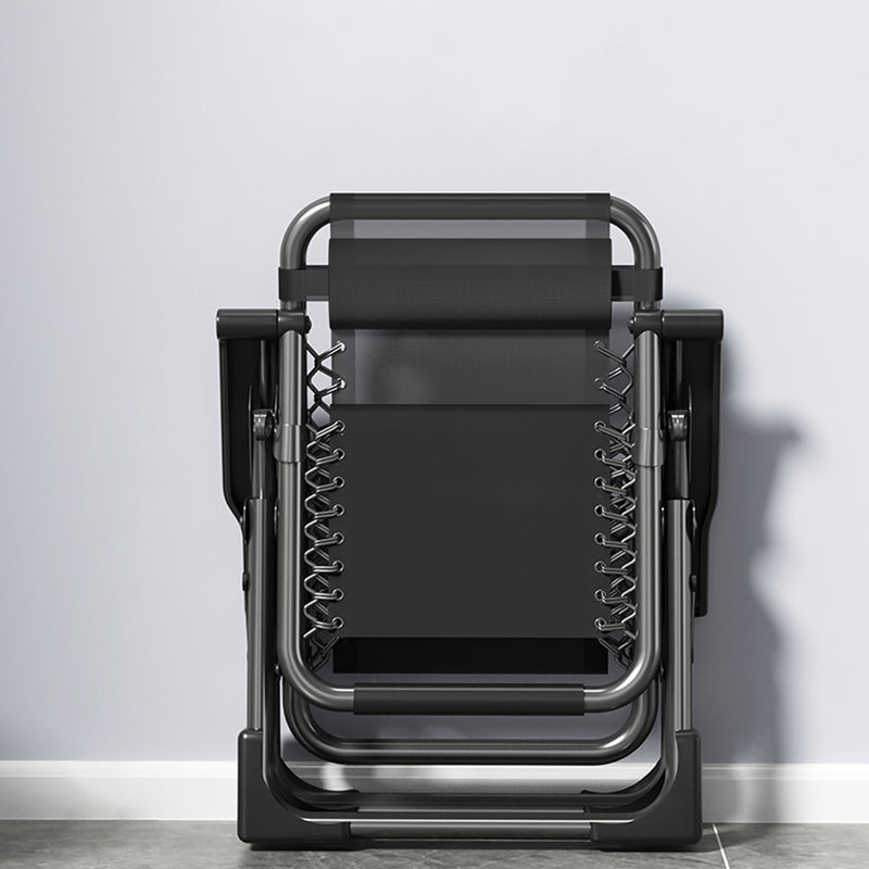 Contemporary Cotton Blend Standard Recliner Foldable Recliner Chair Clearhalo 'Chairs & Seating' 'furn' 'furn_recliners' 'Furniture' 'Living Room Furniture' 'Recliners' 7179816