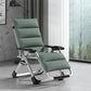 Contemporary Cotton Blend Standard Recliner Foldable Recliner Chair Green Silver Clearhalo 'Chairs & Seating' 'furn' 'furn_recliners' 'Furniture' 'Living Room Furniture' 'Recliners' 7179817