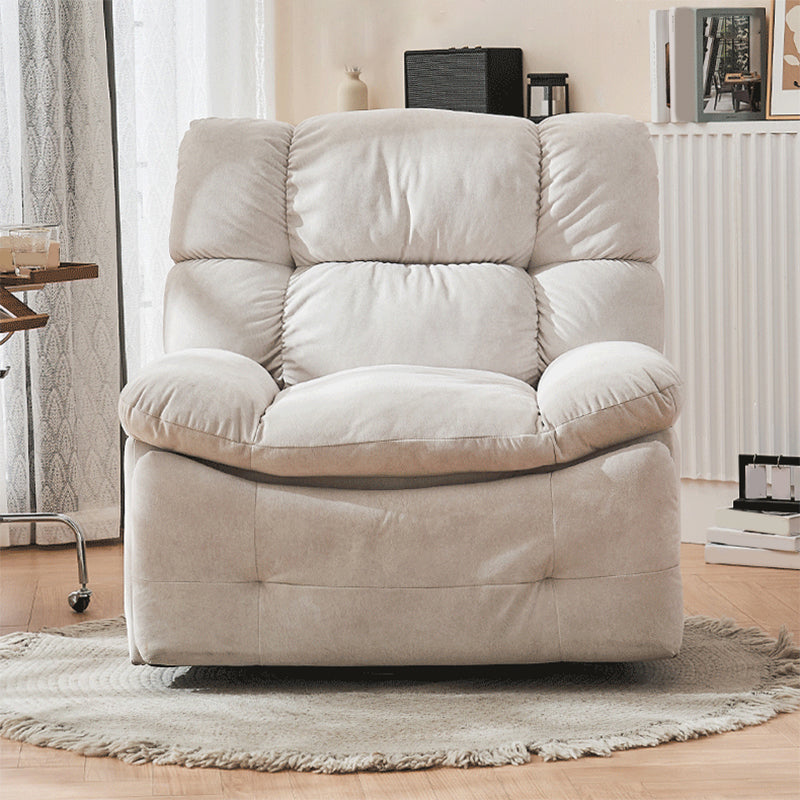 Chaise inclinable de couleur solide inclinable à impulsion à inclinaison standard avec repose-pied