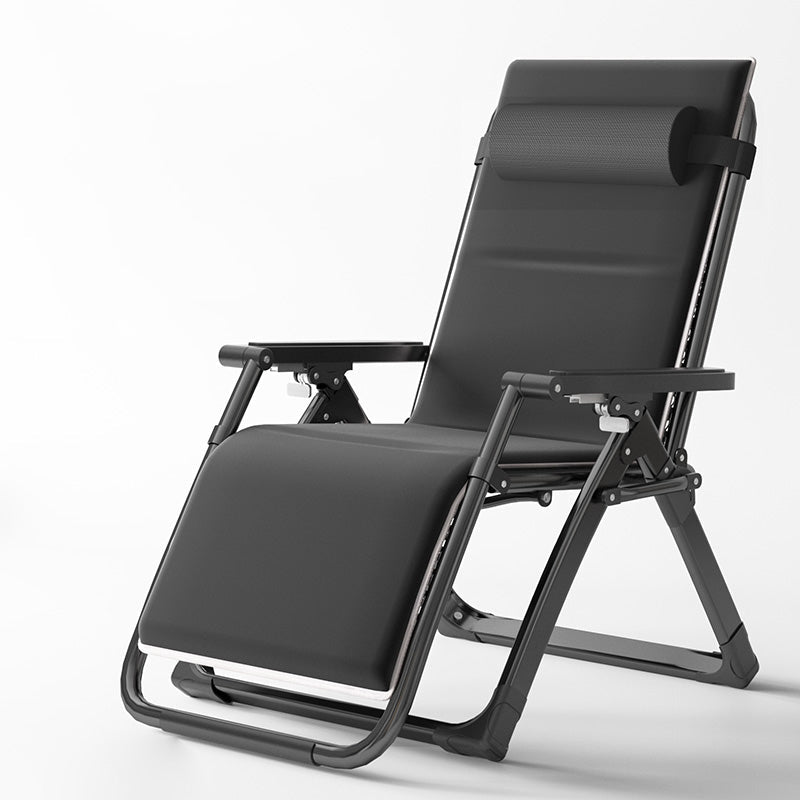 Sedia reclinabile con cornice metallica contemporanea