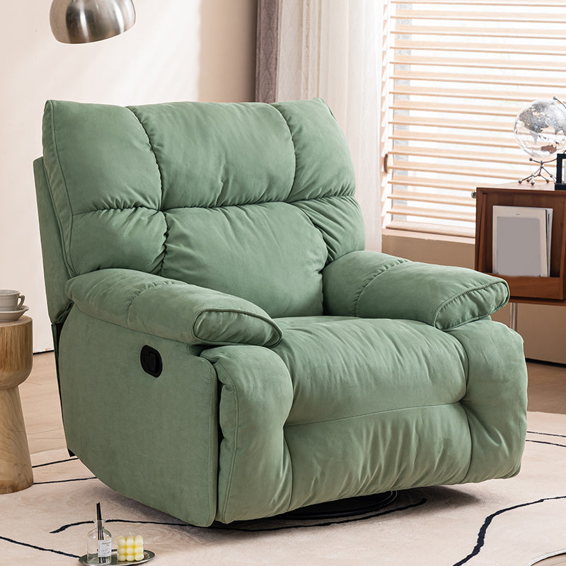 Swivel Rocker Standard Recliner Solid Color Metal Frame Recliner stoel