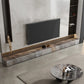 Brown Stone TV Stand Console Contemporary Media Console with Drawers Clearhalo 'furn' 'furn_tv_stands_entertainment_centers' 'Furniture' 'Living Room Furniture' 'TV Stands & Entertainment Centers' 'TV Stands & Media Storage Furniture' 'tv_stands_entertainment_centers' 7181631