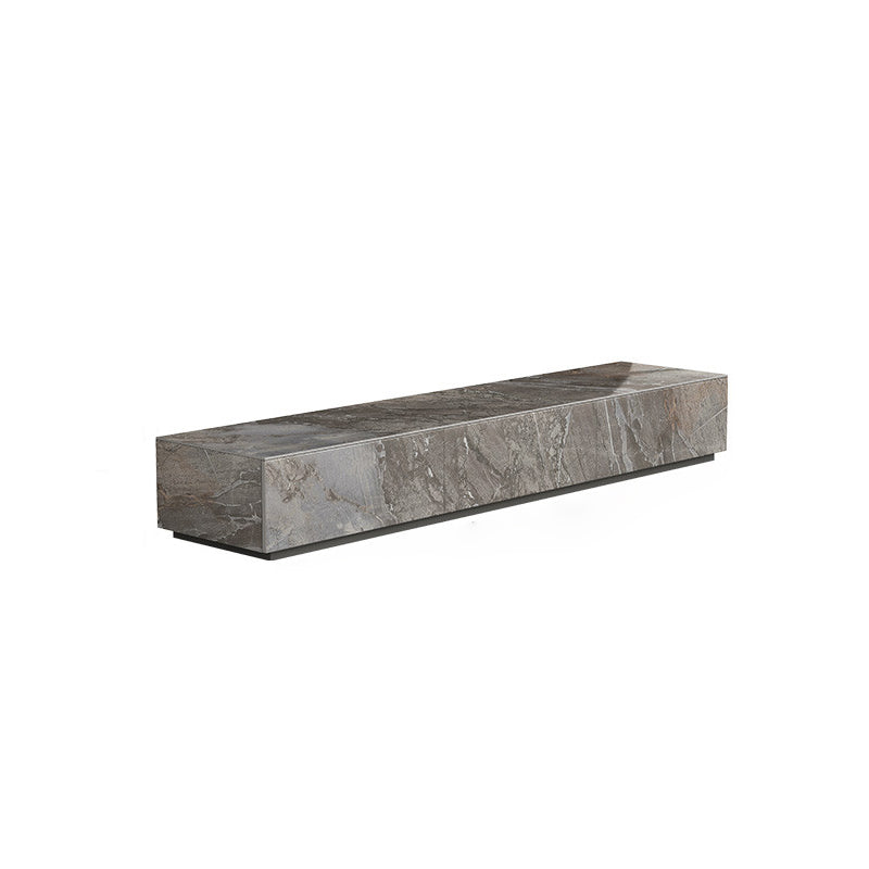 Brown Stone TV Stand Console Contemporary Media Console with Drawers 59.1"L x 15.7"W x 9.8"H Clearhalo 'furn' 'furn_tv_stands_entertainment_centers' 'Furniture' 'Living Room Furniture' 'TV Stands & Entertainment Centers' 'TV Stands & Media Storage Furniture' 'tv_stands_entertainment_centers' 7181632