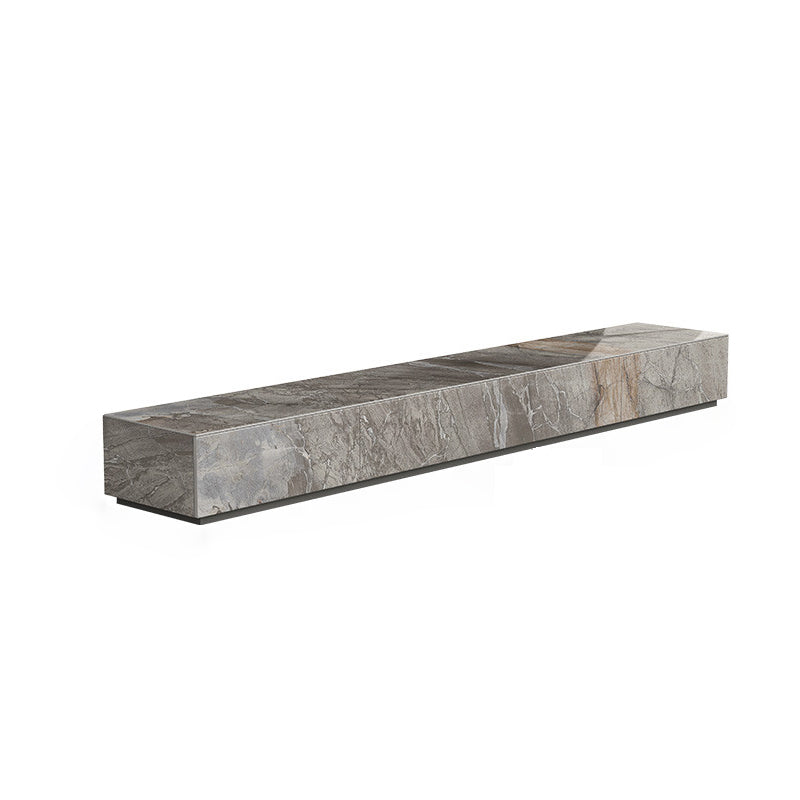Brown Stone TV Stand Console Contemporary Media Console with Drawers 94.5"L x 16"W x 10"H Clearhalo 'furn' 'furn_tv_stands_entertainment_centers' 'Furniture' 'Living Room Furniture' 'TV Stands & Entertainment Centers' 'TV Stands & Media Storage Furniture' 'tv_stands_entertainment_centers' 7181639