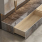 Brown Stone TV Stand Console Contemporary Media Console with Drawers Clearhalo 'furn' 'furn_tv_stands_entertainment_centers' 'Furniture' 'Living Room Furniture' 'TV Stands & Entertainment Centers' 'TV Stands & Media Storage Furniture' 'tv_stands_entertainment_centers' 7181641